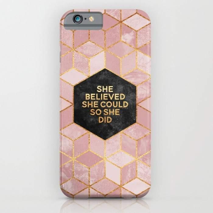 She Believed She Could So She Did Mobile Cover